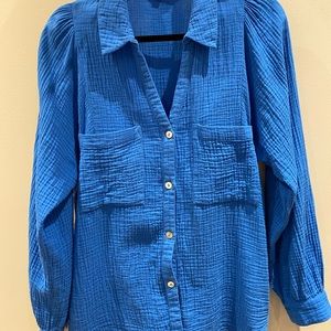 Rails button down blouse